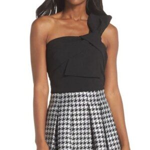 Eliza J One Shoulder Bow Top